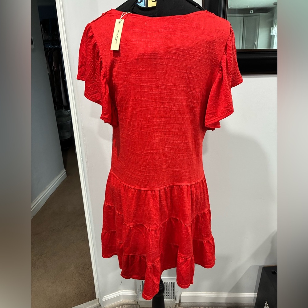Max Studio Red Mini Dress - Picture 3 of 7